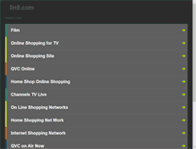 Tablet Screenshot of 0n9.com